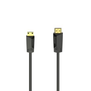 Hama High Speed HDMI Kabel Verguld Type A naar Type C + Ethernet 1.5 m Zwart