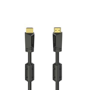 Hama High Speed HDMI Kabel Verguld 4K met Ethernet 10 m Zwart