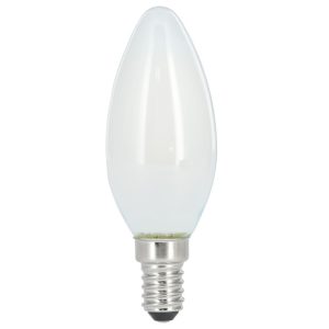 Xavax LED-Gloeidraad Kaarslamp Dimbaar E14 470lm Mat Warm Wit