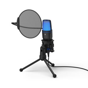 uRage Stream 410 HD Gaming Microfoon Zwart + LED-Verlichting