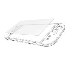 uRage Beschermglas voor Nintendo Switch 2 2 Stuks