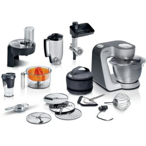 Bosch MUM59S81DE Keukenmachine Zwart/RVS