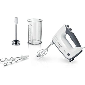Bosch MFQ37470 ErgoMixx Handmixer Wit/Grijs