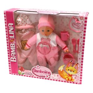 Bambolina Interactieve Pop 40 cm + Geluid