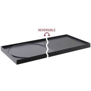 Fritel SG 5190 Omkeerbare Bakplaat Zwart/Aluminium