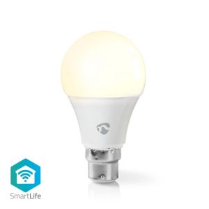 Nedis WIFILW12WTB22 Smartlife Led Bulb Wi-fi B22 800 Lm 9 W Warm Wit 2700 K Energieklasse: A+ Android&trade; & Ios A60