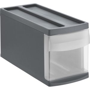 Rotho SYSTEMIX Design Ladekast 39.5x17x20.3 cm Antraciet
