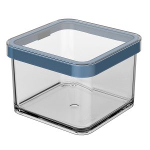 Rotho LOFT Bewaardoos 10x10x7.2 cm 0.5L Horizon Blauw/Transparant
