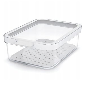 Rotho CAUMA Koelkastorganizer 18.4x13.6x6.2 cm 1.2L Wit/Transparant