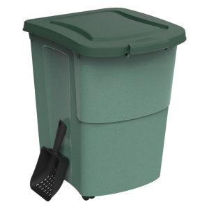 Rotho MyPet Food Container + Schep 38L Groen