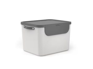 Rotho Albula Afvalscheider 55L Wit