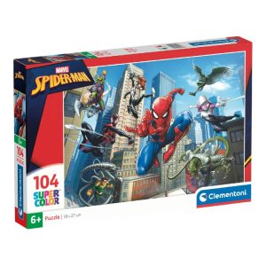 Clementoni Super Color Puzzel Spiderman 104 Stukjes