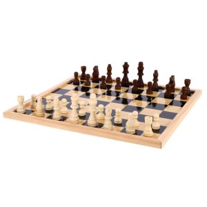 Houten Dam-Schaakbord 40×40 cm