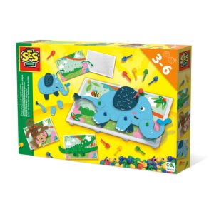 SES Creative Moza&iuml;ek Pinnenbord Dieren