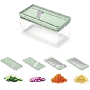 Brabantia Tasty+ Mandoline Set Jade Green/Transparant