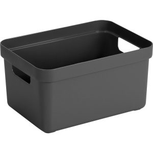 Sunware Sigma Home Opbergbox 5L 25.2x17.5x12.2 cm Antraciet