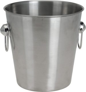 Excellent Houseware Champagnekoeler/ijsemmer 3L Zilver RVS D20 cm