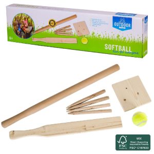 Outdoor Play Houten Slagbalset + Draagtas