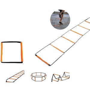 SportX Trainingsladder 420 cm Oranje/Zwart