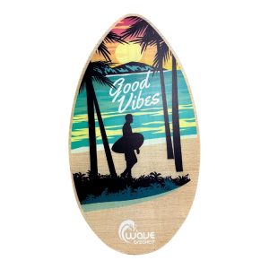 Wave Breakers Skimboard Good Vibes 94 cm Hout