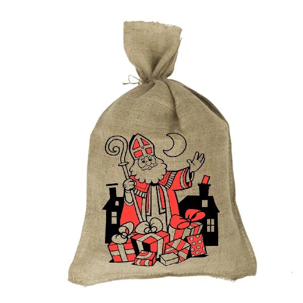 Sinterklaaszak Jute 50×80 cm