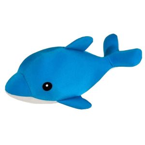 Spandex Dolfijn 42 cm Blauw