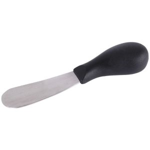 Botermesje 12.5 cm RVS/Zwart