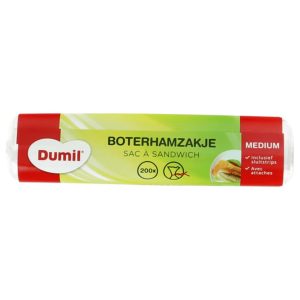 Dumil Boterhamzakjes Medium 200 Stuks