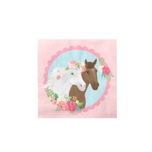 Paarden Servetten 6 Stuks
