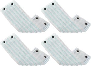 Leifheit Clean Twist M/Combi Clean M vloerwisser Vervangingsdoek met Drukknoppen Micro Duo33 cm Set van 4