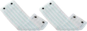 Leifheit Clean Twist XL/Combi Clean XL Vloerwisser Vervangingsdoek met Drukknoppen Micro Duo 42 cm Set van 2