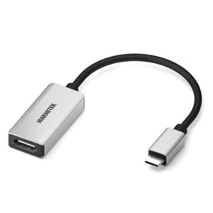 Marmitek Connect USB-C naar HDMI Adapter Zilver/Zwart