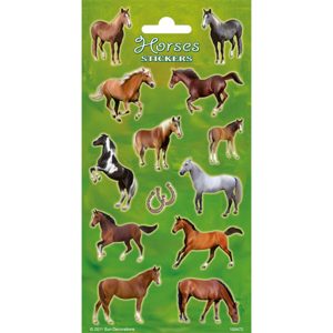 Paarden Stickervel Doos 10 Stuks