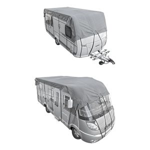 ProPlus Caravan-Camperdakhoes 800x300 cm Grijs
