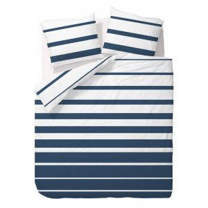 Ten Cate Dekbedovertrek Celia Summer 140x200-220 cm Katoen/Wit/Koningsblauw