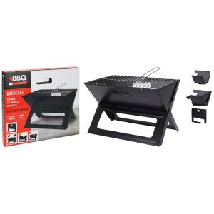 BBQ Opvouwbare BBQ Zwart