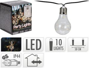 Pro Garden Feestverlichting 10Lampjes Warm Wit