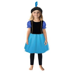 Pietenjurk 98-104 Paars/Blauw