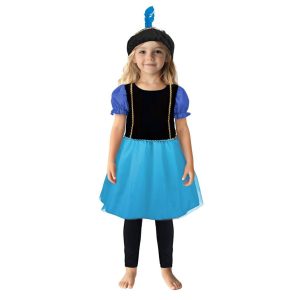 Pietenjurk 110-116 Paars/Blauw