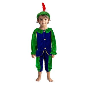 Pietenpak 110-116 Groen/Blauw