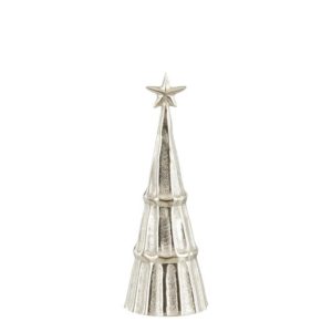 Kerstdecoratie Boom 27x9.5 cm Zilver