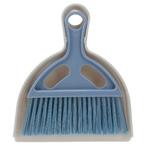 Mini Stoffer en Blik 20x17 cm Blauw/Grijs