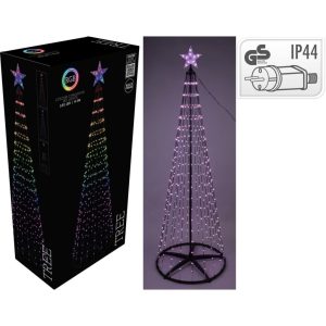 RGB LED Kerstboom 550 LED's 300 cm Zwart