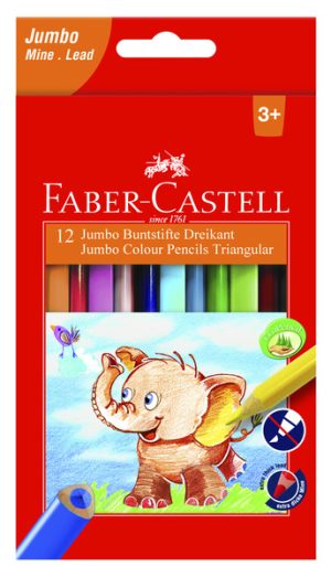 Faber Castell FC-116501 Kleurpotlood Faber-Castell Jumbo 12stuks