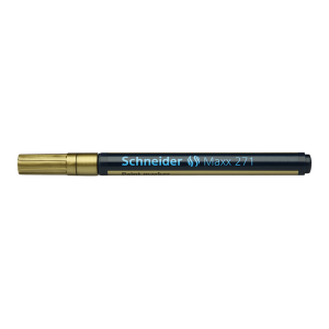 Schneider Lakmarker Maxx 271 1-2mm Goud 10 Stuks