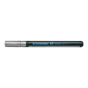 Schneider Lakmarker Maxx 271 1-2mm Zilver 10 Stuks