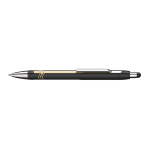 Schneider S-138703 Balpen Epsilon Touch Blauwschrijvend, Huls Zwart/goud