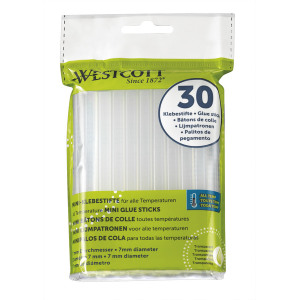 Westcott AC-E16837 Lijmpatronen in Zak 30 Stuks