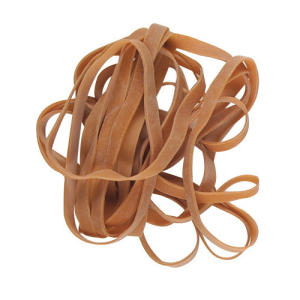 Alco AL-754N Elastieken 100x5mm 500 Gram In Doos Natuur