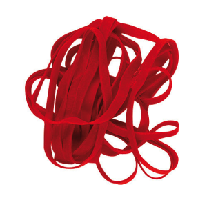 Alco AL-757 Elastieken 150x4mm 500 Gram In Doos Rood